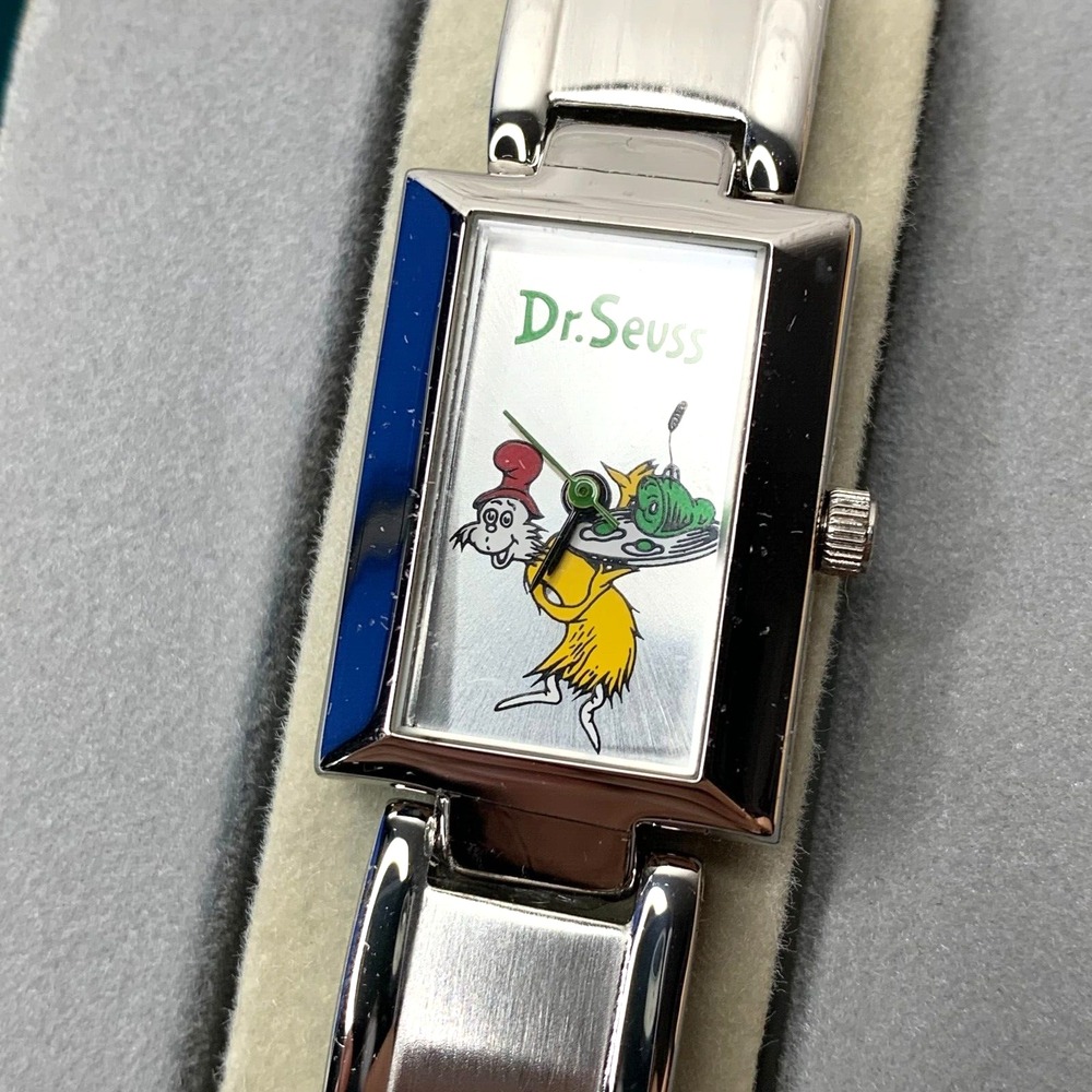 Dr Seuss Watch 'Tick Tocking Time Tickers'  Green Egss & Ham 1997‎ NEW